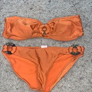 Orange swimsuit